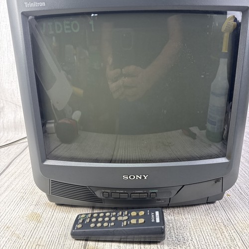 Vtg sony trinitron crt - crt, gaming